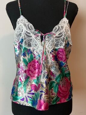 Vintage Victoria's Secret satin and lace camisole